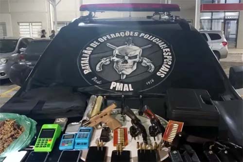 Três homens suspeitos de tráfico morrem em troca de tiros com militares na parte alta de Maceió