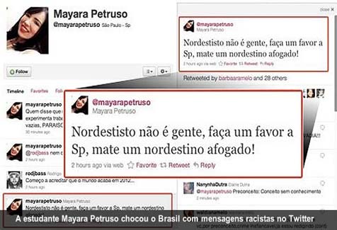 Processada estudante que ofendeu nordestinos no Twitter