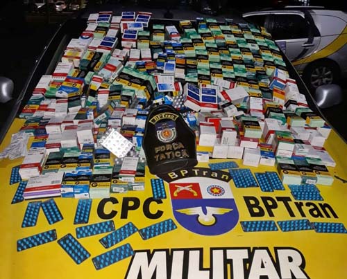 BPTran descobre venda ilegal de medicamentos após denuncia