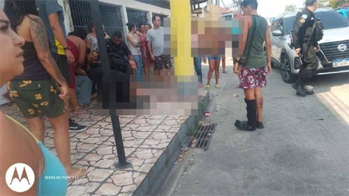 Policial baleado momentos após se despedir dos filhos na porta da escola de Bangu