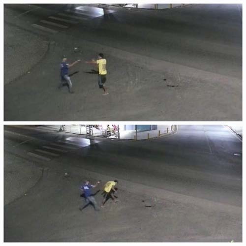 Palmeira dos Índios: videomonitoramento flagra momento exato de um assassinato nesta madrugada