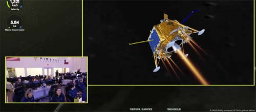 Módulo de empresa privada realiza pouso bem-sucedido na Lua