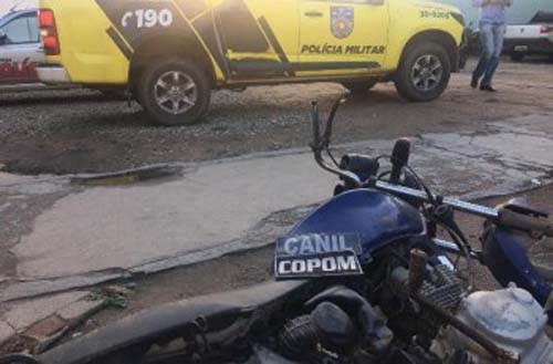 Motocicleta roubada é encontrada abandonada no Sítio Riachão, na zona rural de Craíbas