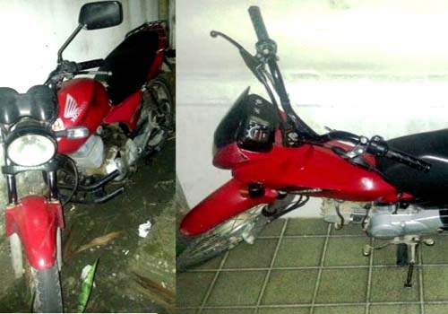 Pelopes apreende menor que usou moto do pai para cometer assalto