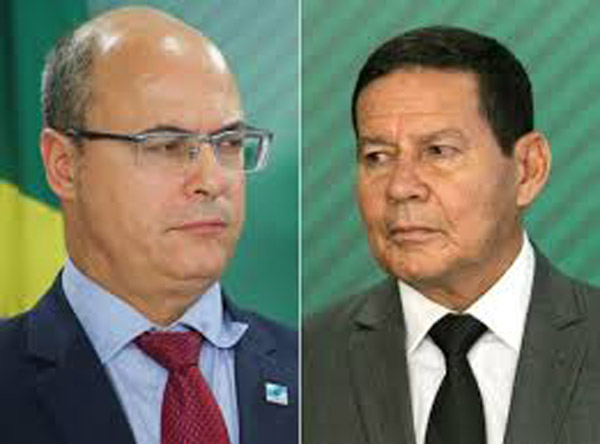 Witzel esqueceu 'ética e moral', diz Mourão sobre divulgação de conversa entre os dois