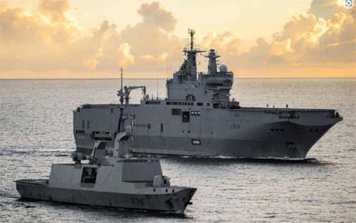 Após ofício da Embaixada da França, Marinha autoriza 2 navios de guerra entrar em no porto do Rio de Janeiro