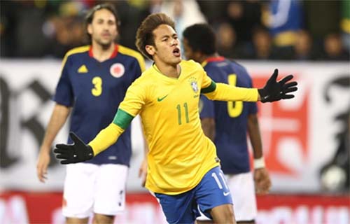 Neymar faz golaço, perde pênalti e Brasil só empata com a Colômbia no jogo 1000