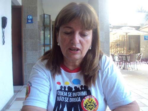 Peculato: militante contra as drogas é internada em Centro Psiquiátrico