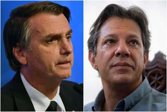 Datafolha: Bolsonaro chega a 32%; Haddad perde um ponto e fica em 21%