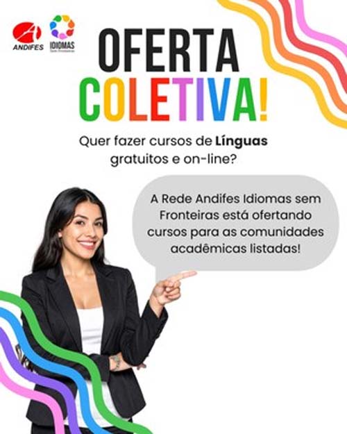 Cursos de Idiomas Gratuitos Disponíveis pela Rede Andifes