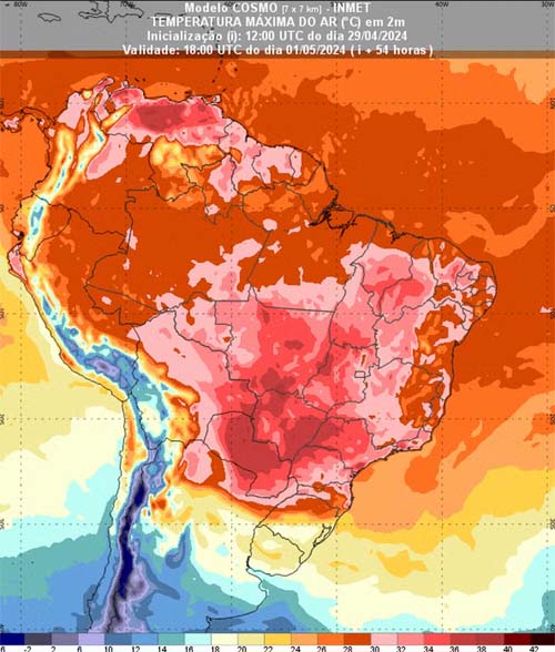 Onda de calor se estende e deve durar até segunda semana de maio