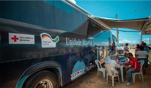 Confira o cronograma do Ônibus da Vacina para a semana de 7 a 11 de março