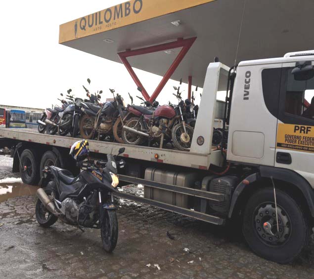Operação Duas Rodas da PRF retira de circulação mais de 180 veículos irregulares das BRs de Alagoas