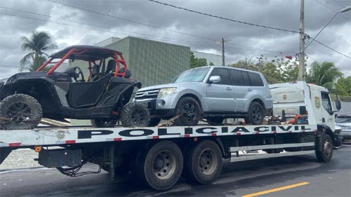 Jetski, UTV e carro blindado: bens de luxo são apreendidos com facção no CE e RJ