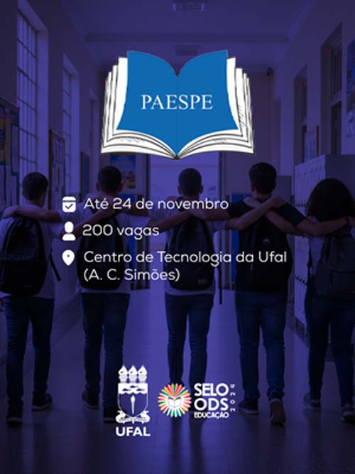 UFAL anuncia processo seletivo com 200 vagas para programa de preparação ao Ensino Médio