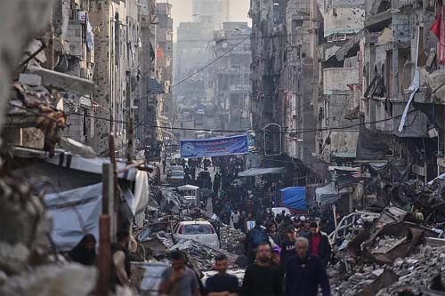 Palestinianos em Gaza protestam contra o Hamas e pedem fim da guerra