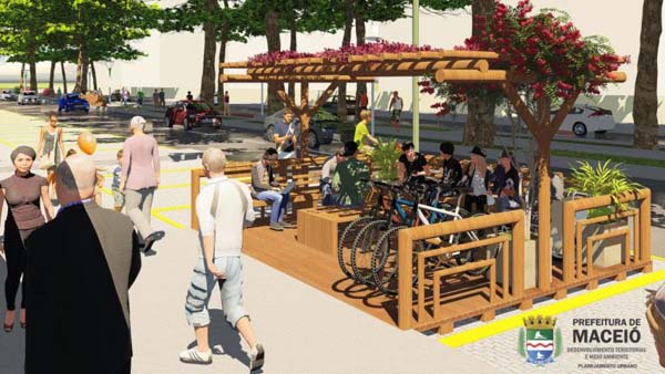 Amélia Rosa ganhará parklets em toda extensão da avenida