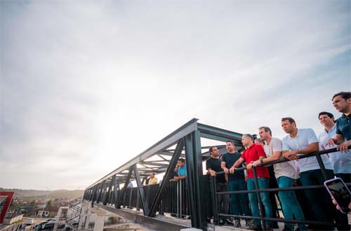 Paulo Dantas e Renan Filho entregam equipamentos e inauguram passarela em Murici