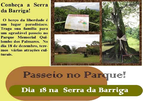 Fundação Palmares em Alagoas realiza o projeto Passeio no Parque
