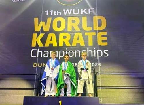 Alagoano brilha na Escócia e é campeão mundial de karatê