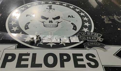 Jovens são presos com maconha e cocaína em balneário em Messias