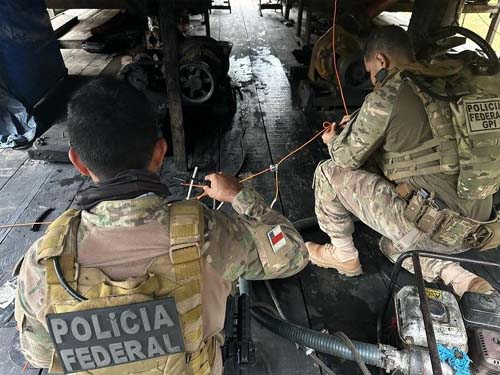 PF combate garimpo ilegal e resgata trabalhadores em condições análogas à escravidão no Amazonas