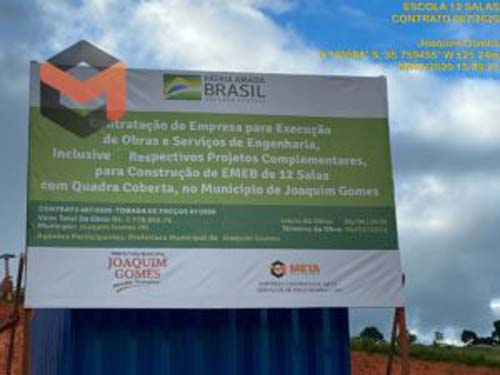 GovernoEducação Madrugada de vandalismo em Joaquim Gomes; canteiro e câmeras de escola são destruídos