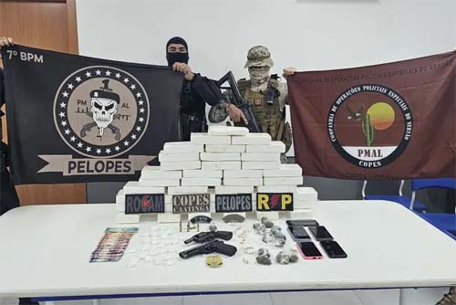 Prejuízo de R$ 1,4 milhão: operação prende cinco pessoas e apreende mais de 40 kg de drogas no Sertão de Alagoas