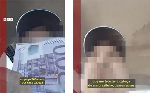 Homem português é detido após oferecer recompensa por brasileiros em vídeo viral