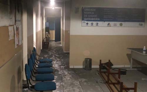 Preso suspeito de atear fogo em posto de saúde no Sertão de Alagoas