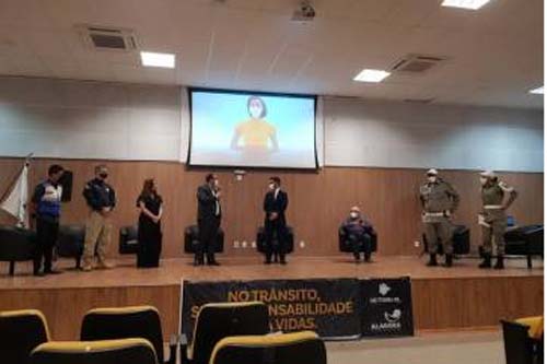 PRF participa da abertura da Semana Nacional de Trânsito em Alagoas