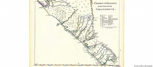 Mapa indica locais dos primeiros quilombos nos Palmares