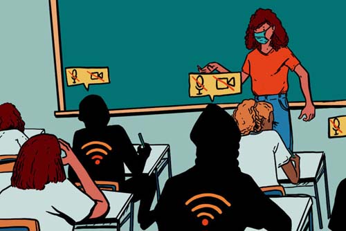 Profissionais da educação relatam medo, falta de protocolo e alunos com fome