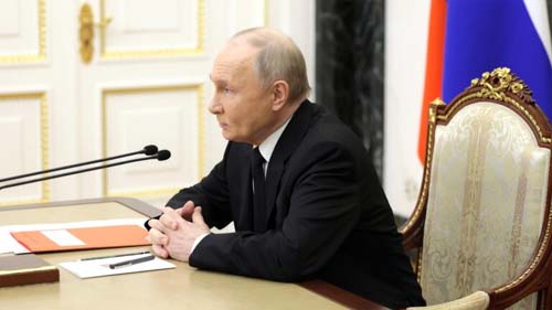 .Putin muda rotina e cancela viagem tradicional por medo de drones ucranianos