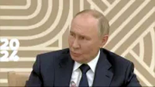 Putin diz que a guerra na Ucrânia está se tornando global