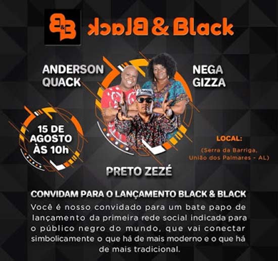 Rede social para negros será lançada em União dos Palmares