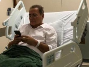 Com pneumonia, Renan Calheiros diz que não sabe se disputa presidência do Senado