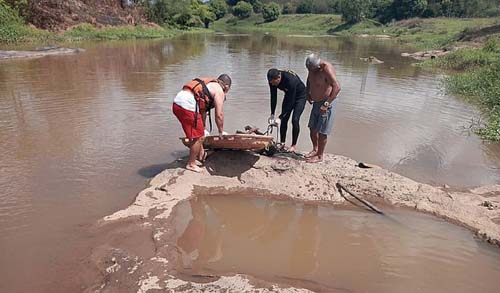 Cadáver é encontrado no Rio Mundaú em União dos Palmares; vtima teria morrido afogado