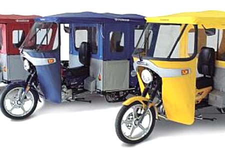 Brasil entra no mapa dos triciclos riquixás