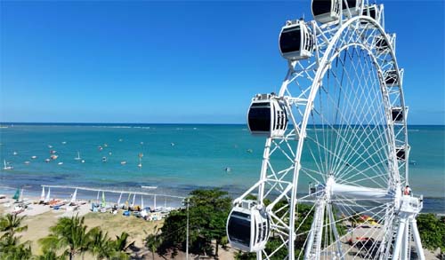 Inauguração da Nova Atração Turística de Maceió: a Roda Panorâmica na Orla da Pajuçara