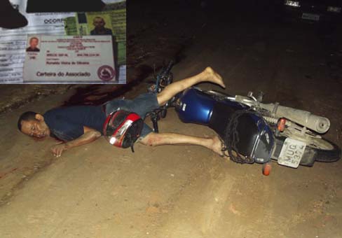 Em União mototaxista foi assassinado próximo da casa onde morava; é o 2º crime na cidade em 24 horas