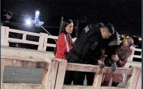 Alunos do 3° BPM salvam mulher que ia pular de ponte em Arapiraca