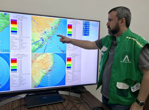 Semarh alerta para chuvas acima da média em todas as regiões de AL