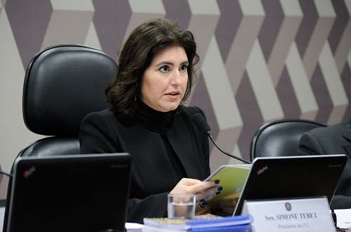 Simone Tebet pede rapidez para projeto que autoriza armas em zona rural