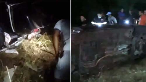 Acidente entre carro e caminhão mata seis pessoas na Bahia