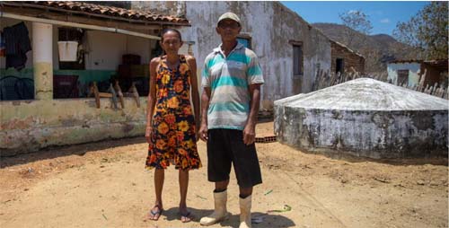 “Veio a peste, mas neste ano Deus mandou a chuva para encher a cisterna”