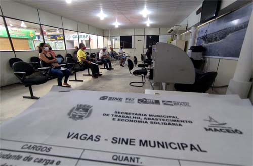 Sine Maceió oferece mais de 60 vagas de emprego; veja como se candidatar
