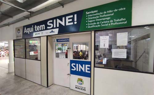 Sine oferta mais de 140 vagas de emprego em Maceió