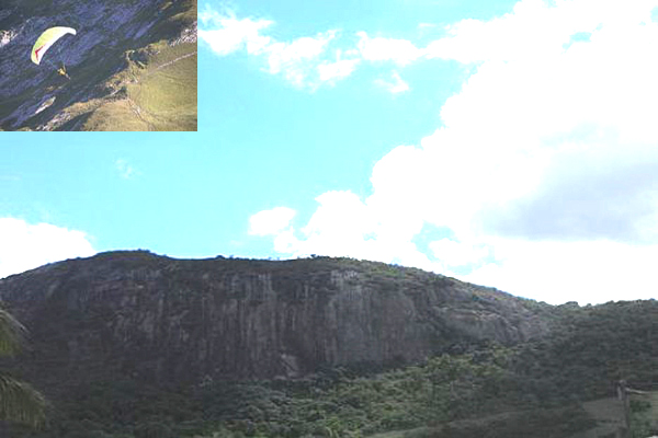 Paraquedista morre ao saltar de serra em Tanque D’arca