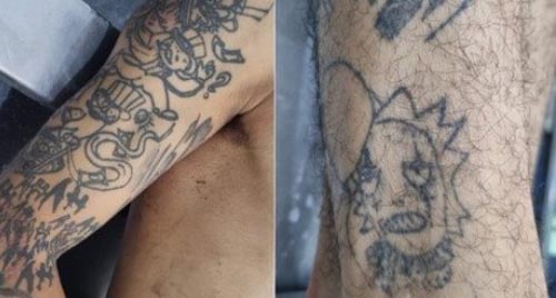 Palhaços, carpas: o que as tatuagens dos presos revelam sobre seus crimes